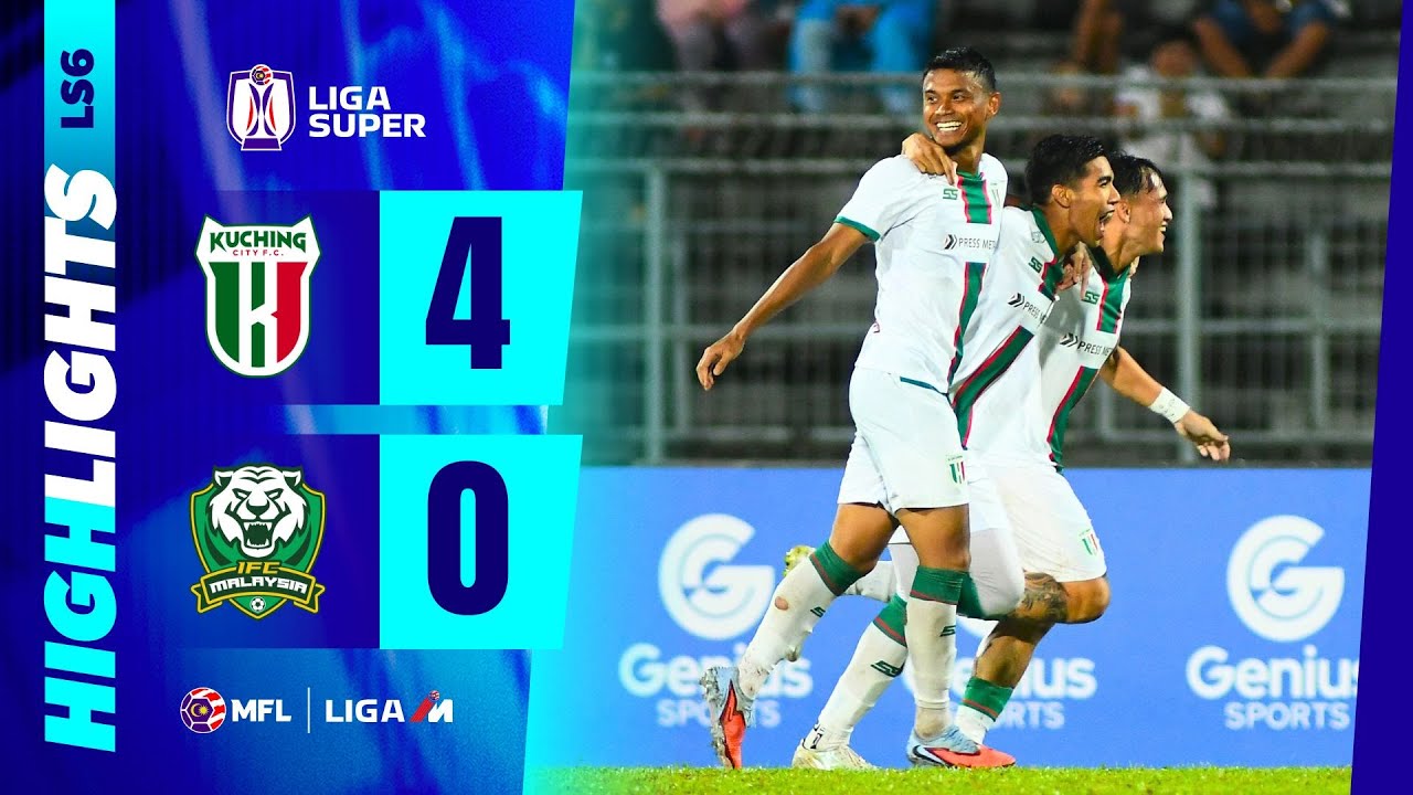 Kuching City FC Dominates Imigresen FC 4-0 | Liga Super 2025-26 Highlights ⚽