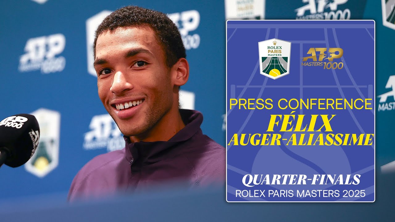 Félix Auger-Aliassime Talks Quarter-Final Performance at Rolex Paris Masters 🎾