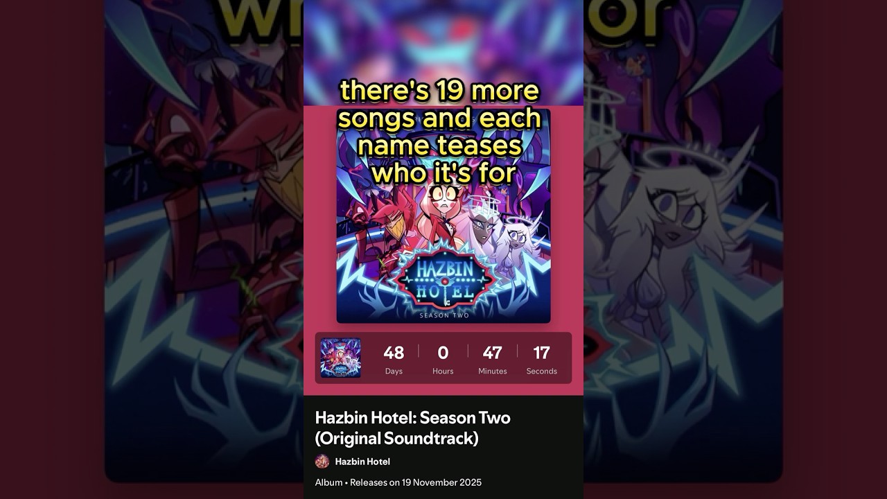 Hazbin Hotel Season 2 Official Song List Revealed 🎶