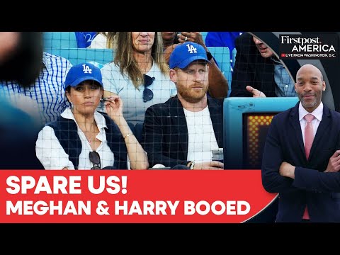 Baseball Fans Boo Prince Harry and Meghan Markle at Dodgers–Blue Jays Game | Firstpost America  