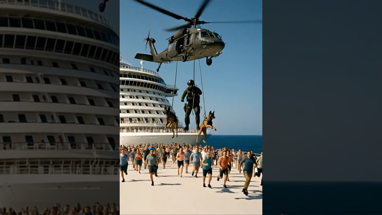 Service Dog's Heroic Effort to Save Passengers on the Ship
