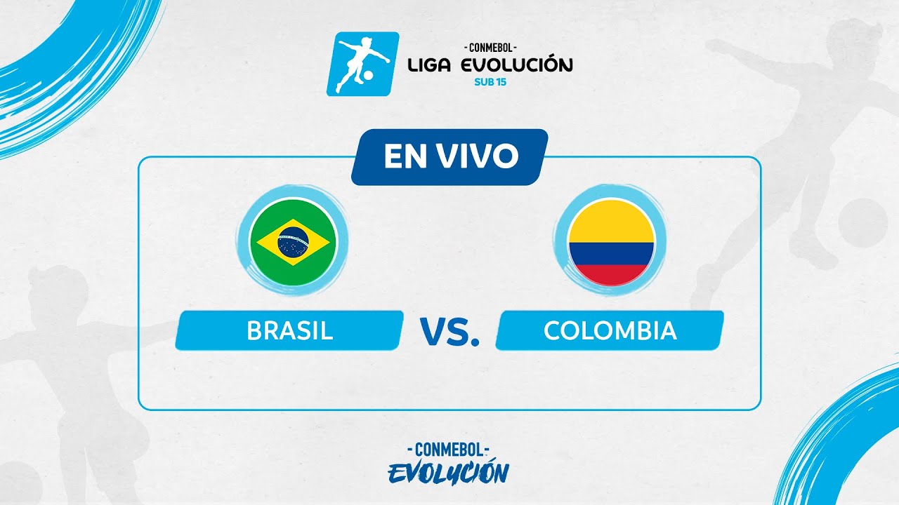 Brasil vs. Colombia en Vivo | Liga Evolución Sub15 2025 ⚽