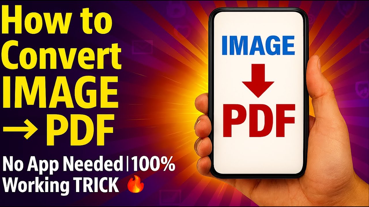 Convert Image to PDF on Android Without Using Any Apps