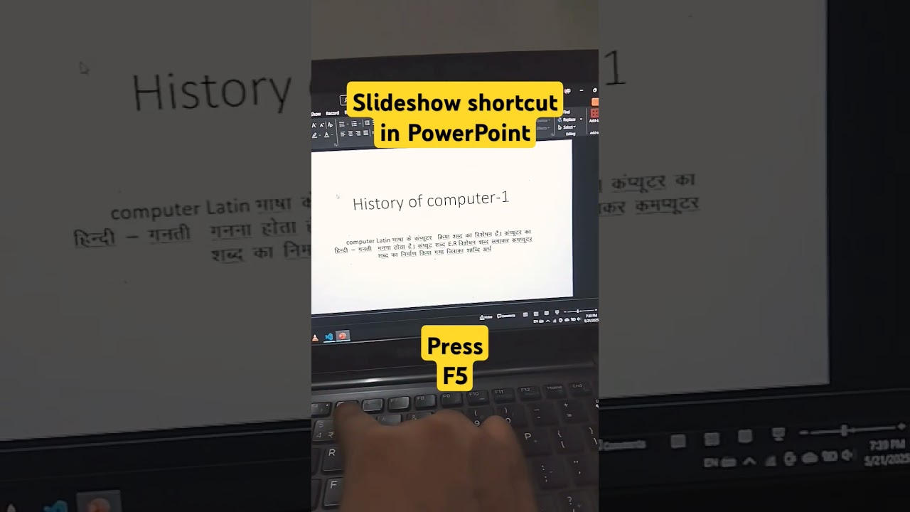 PowerPoint Shortcut: Instantly Present in Fullscreen 🎯