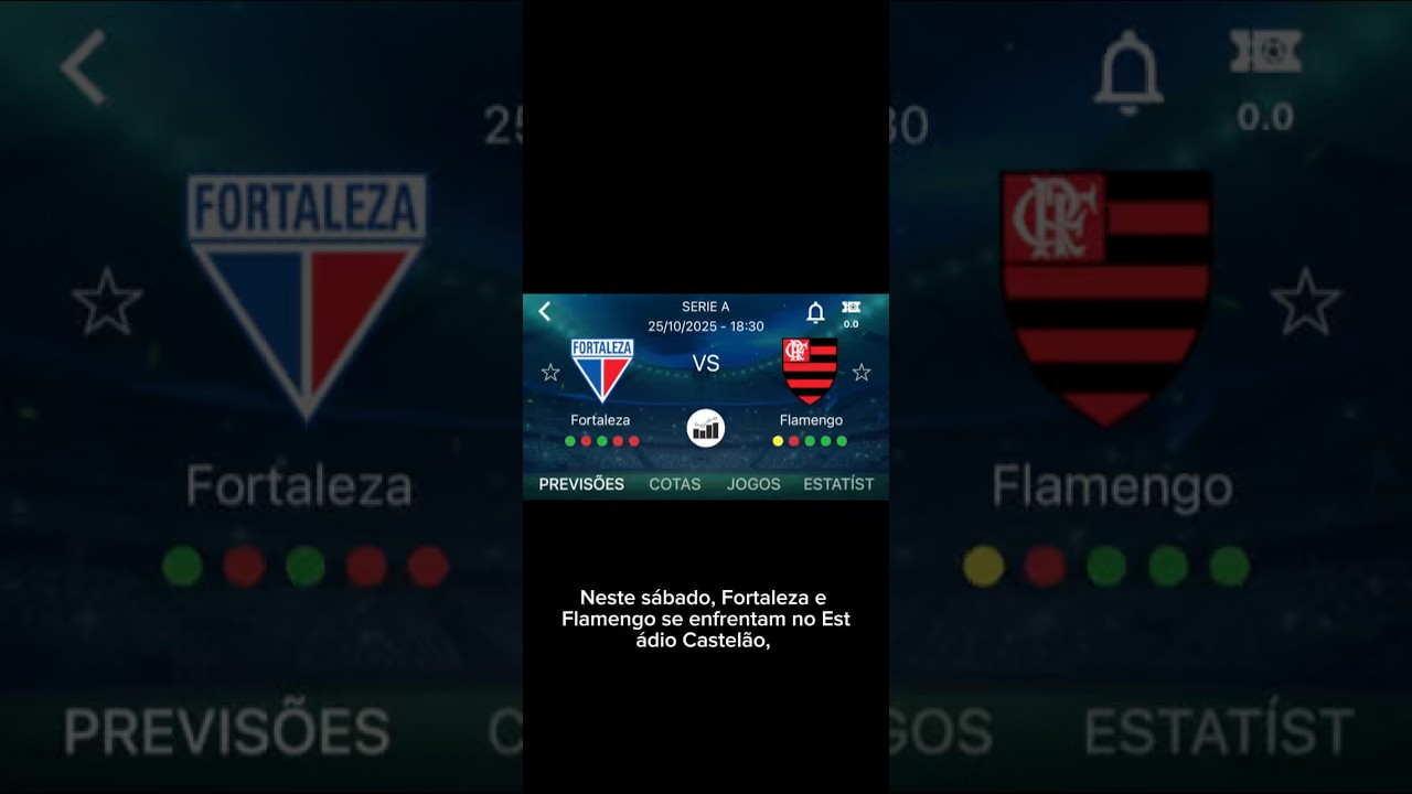 Fortaleza vs Flamengo - Predictions & Tips for 25/10/2025 ⚽