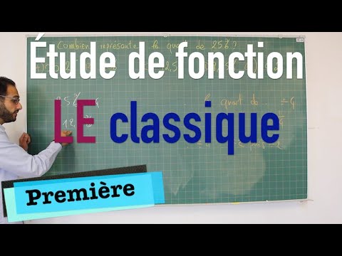 Étude de fonction - LE classique