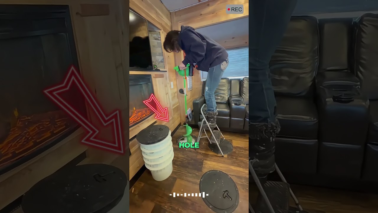 Ice Fishing RV Adventure 🎣