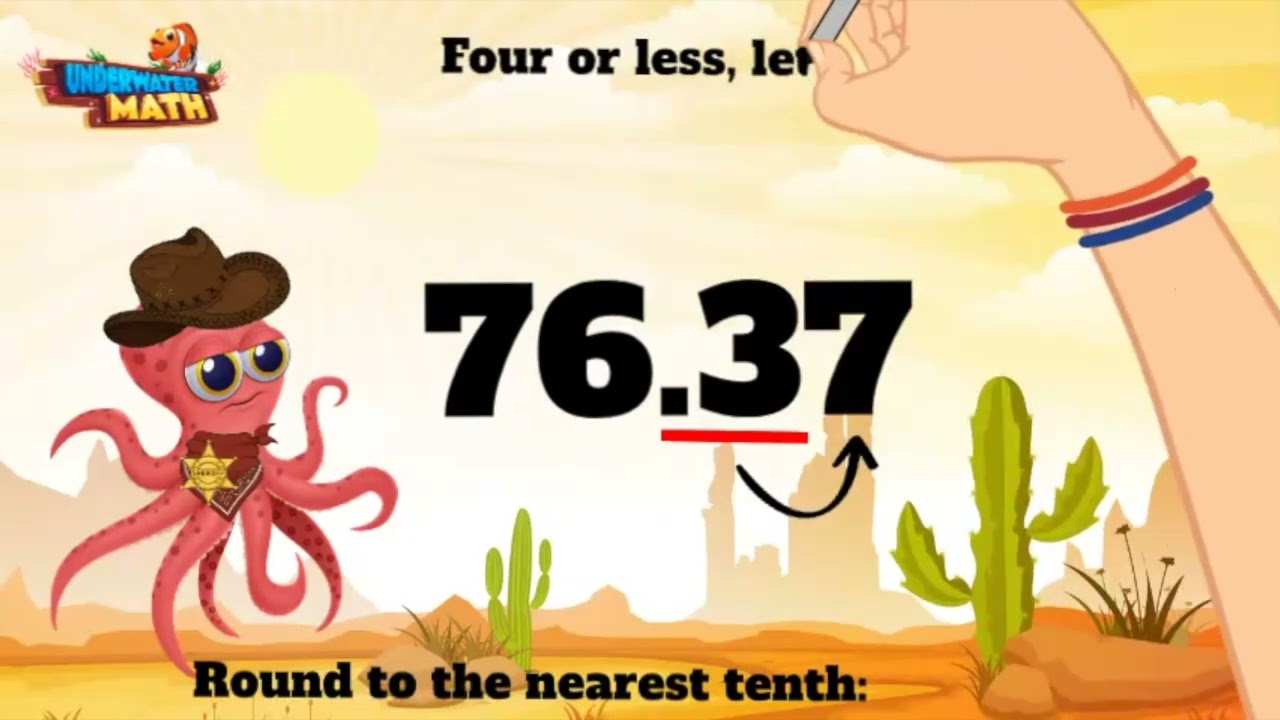 Round Decimals to the Nearest Tenth | 5th Grade Math