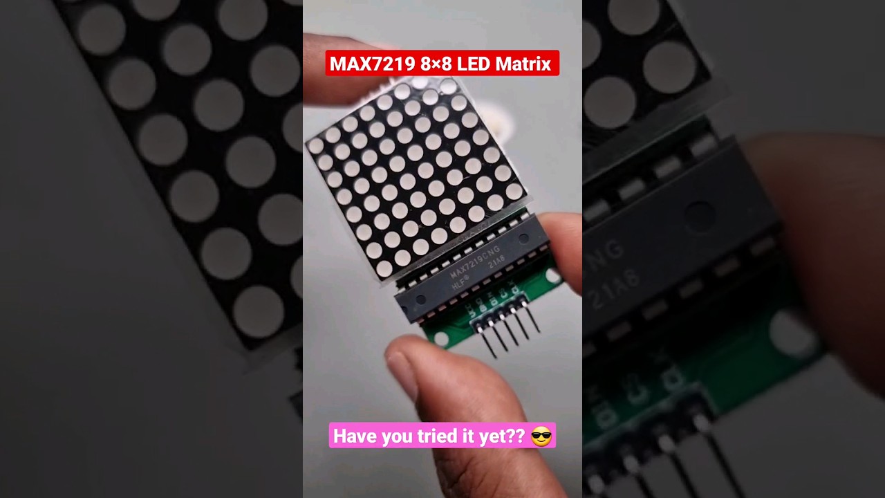 MAX7219 8x8 LED Matrix Overview 🧐