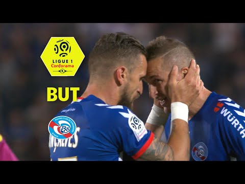 But Dimitri LIENARD (90' +4) / RC Strasbourg Alsace - Olympique Lyonnais (3-2) (RCSA-OL)/ 2017-18