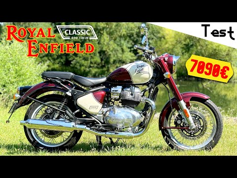 "Test" MÉTAL et CHROME, adieu le plastique 😀 "Royal Enfield CLASSIC 650 de 2025"