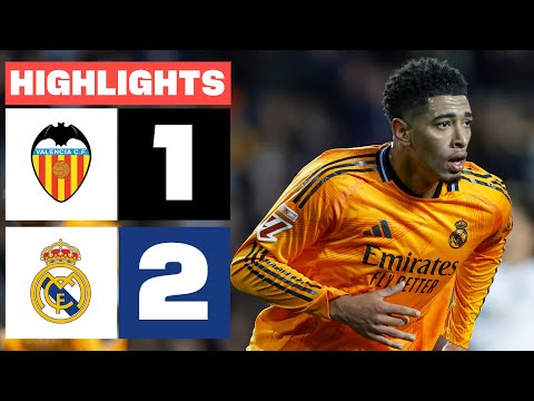 VALENCIA CF 1 - 2 REAL MADRID I RESUMEN LALIGA EA SPORTS