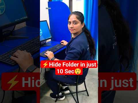 Hide Folder In Just 10 Sec #viral #computer #excel #tlscomputer