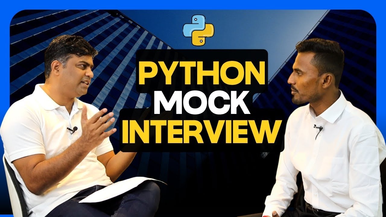 Top Python Interview Practice with Kiran Sir ✅