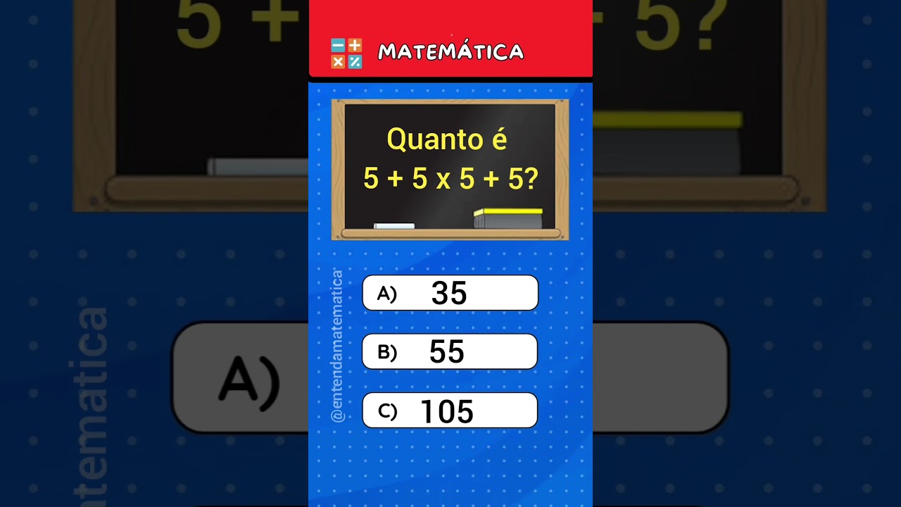 Desafie seu Conhecimento em Matemática! 🧠