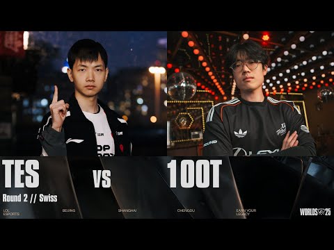 TES vs 100T | WORLDS 2025 | Swiss Stage | Game 01 | Top Esports vs 100 Thieves