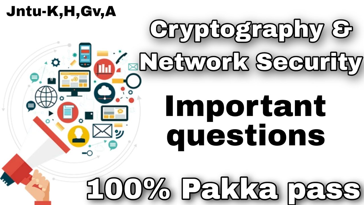 CNS Important Questions for R20 | JNTUK Trending Exam Prep 📚