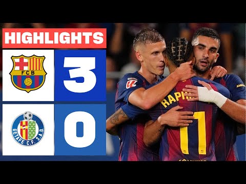 FC BARCELONA 3 - 0 GETAFE FC | RESUMEN LALIGA EA SPORTS