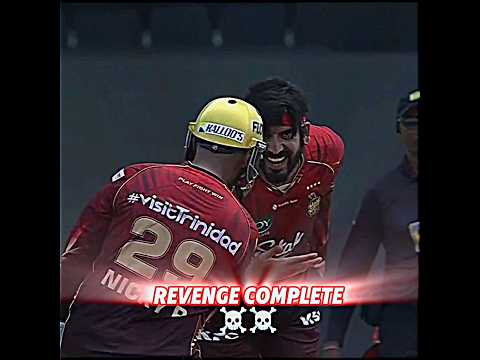 Usman Tariq Revenge☠️ #cricket #shorts #usmantariq #cpl