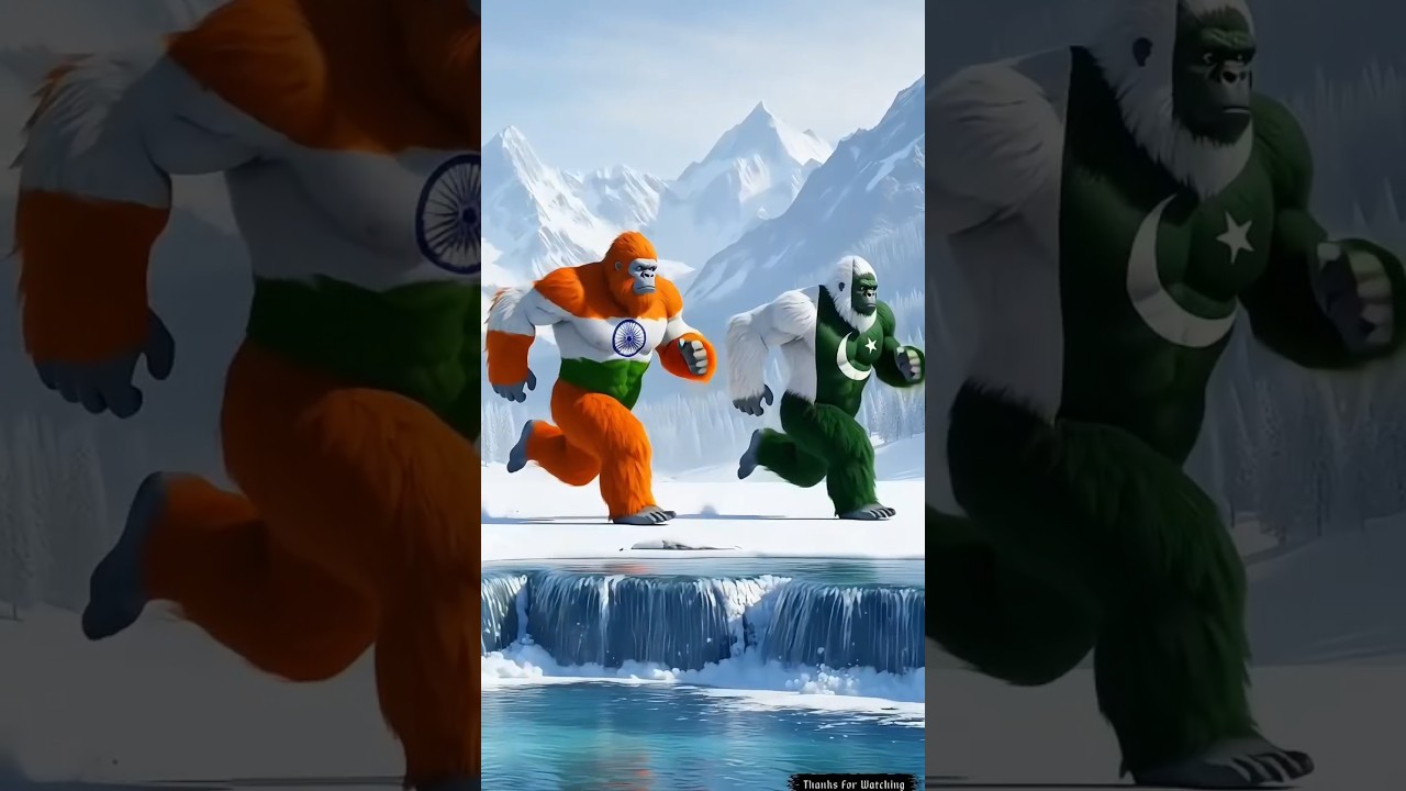 India 🇮🇳 vs Pakistan 🇵🇰: Who Will Win the Yeti Fight? 🥊