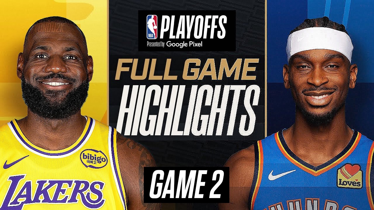 Thunder vs Lakers Game 2 Highlights 🏀 May 8, 2026