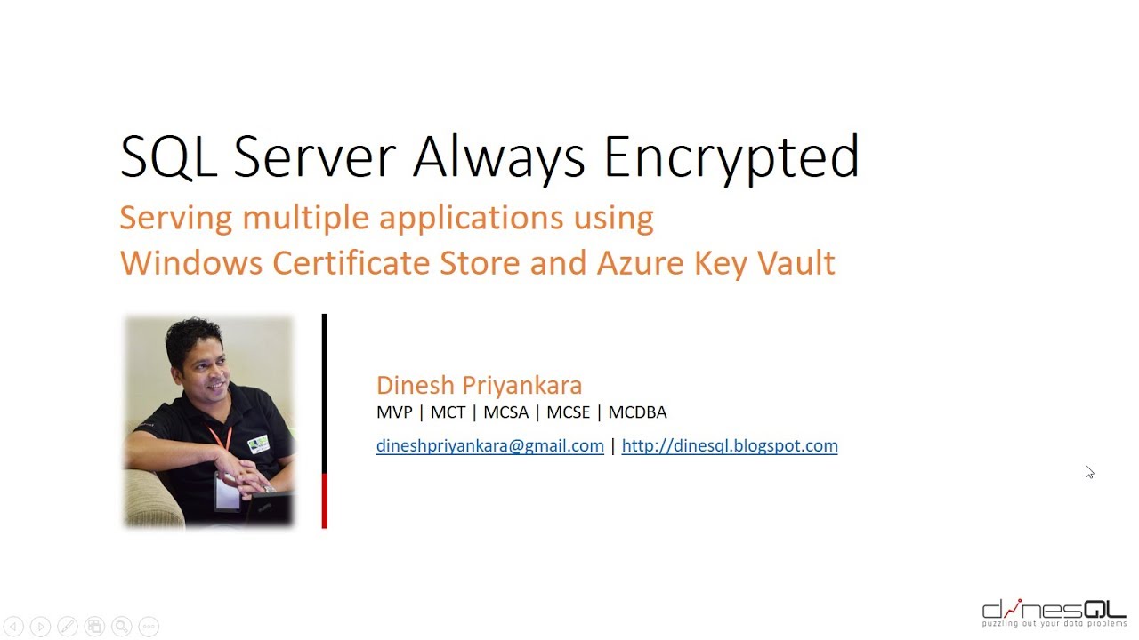 SQL Server Always Encrypted with Azure Key Vault π