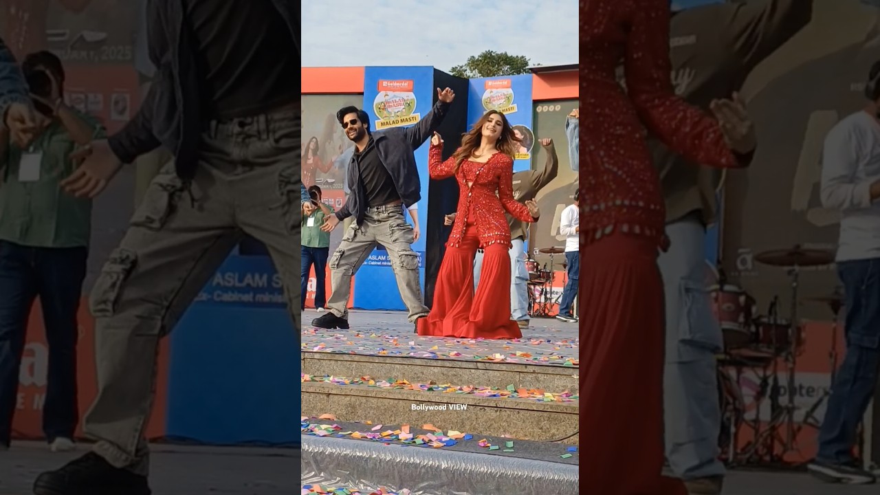 Rasha Thadani & Aaman Devgan at Malad Masti Mumbai 🎉