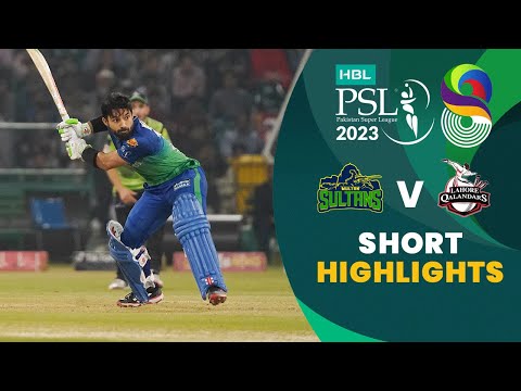 Short Highlights | Multan Sultans vs Lahore Qalandars | Match 34 Final | HBL PSL 8 | MI2