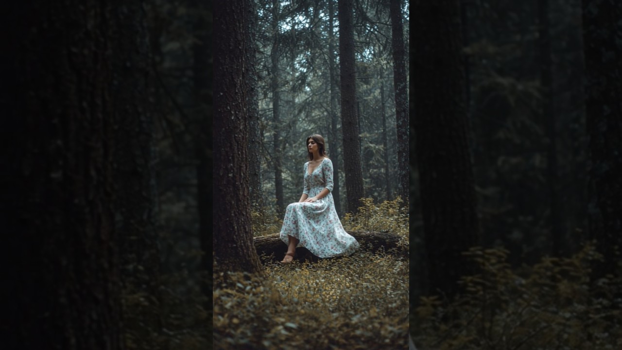 Enchanting Girl in the Forest 🌲 | Trending Viral Short