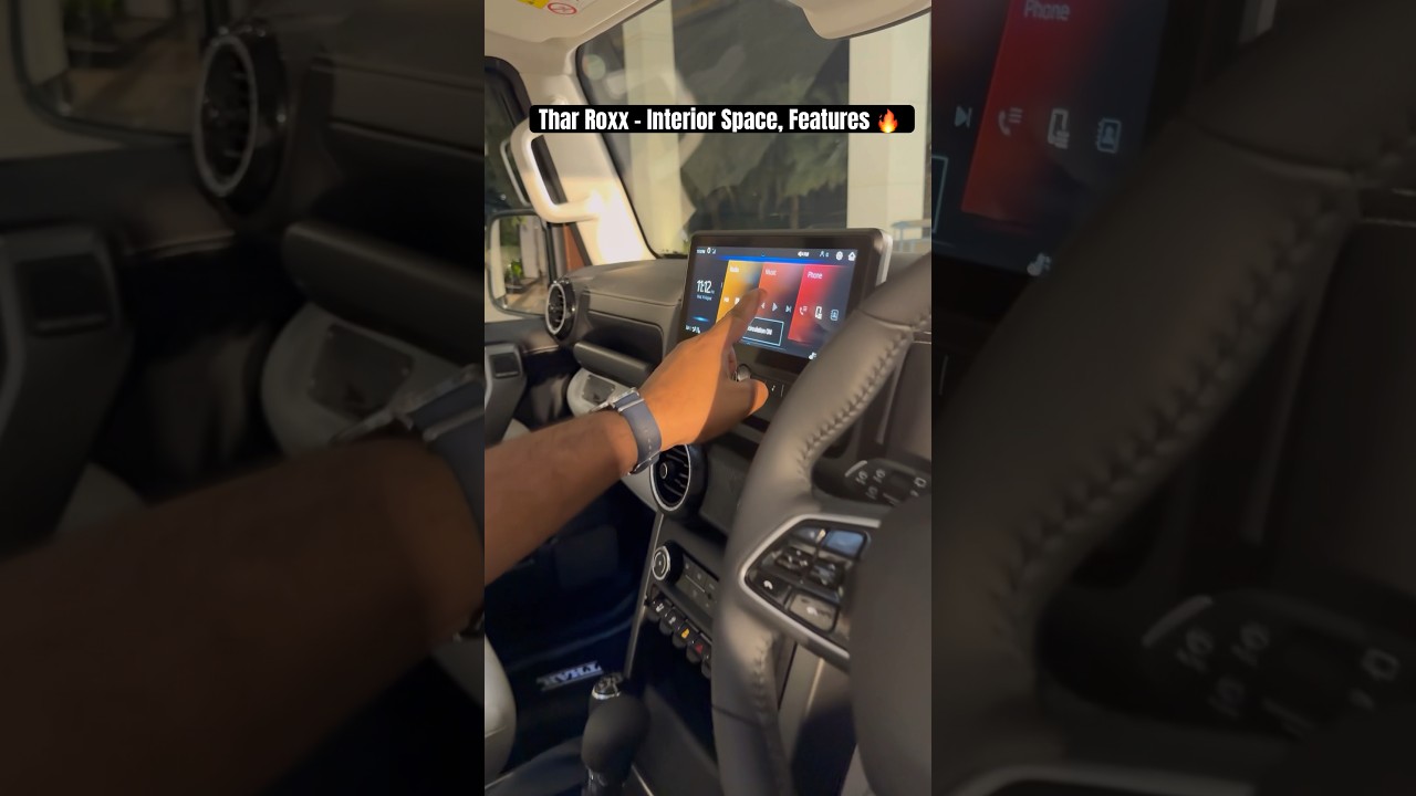 Mahindra Thar Roxx 5-Door Interior & Features 🔥