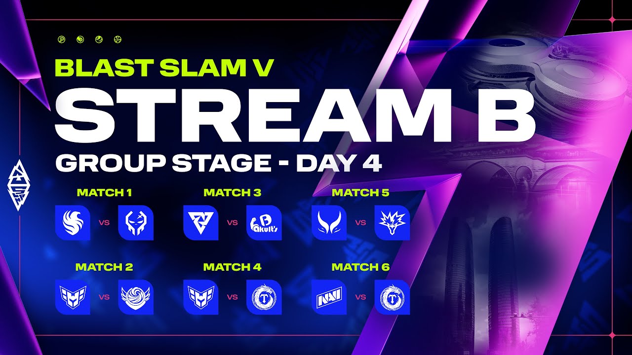 BLAST Slam V Day 4: Dota 2 Live Stream 🎮