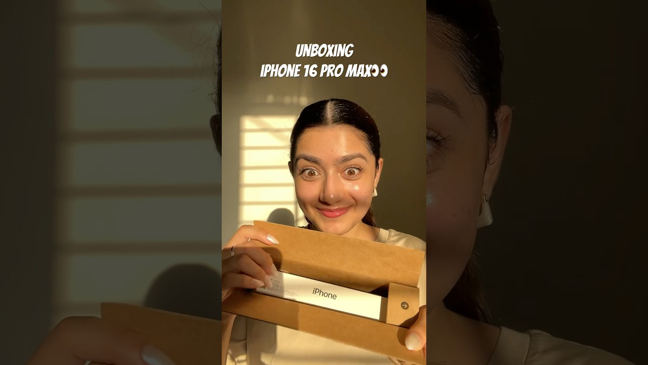 iPhone 16 Pro Max Unboxing ✨ | AMULYA RATTAN #shorts