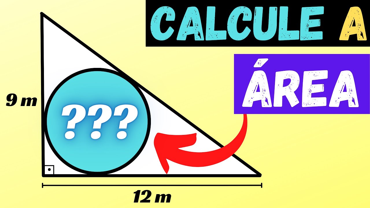 Como Encontrar a Área do Círculo Inscrito em um Triângulo Retângulo 🧮