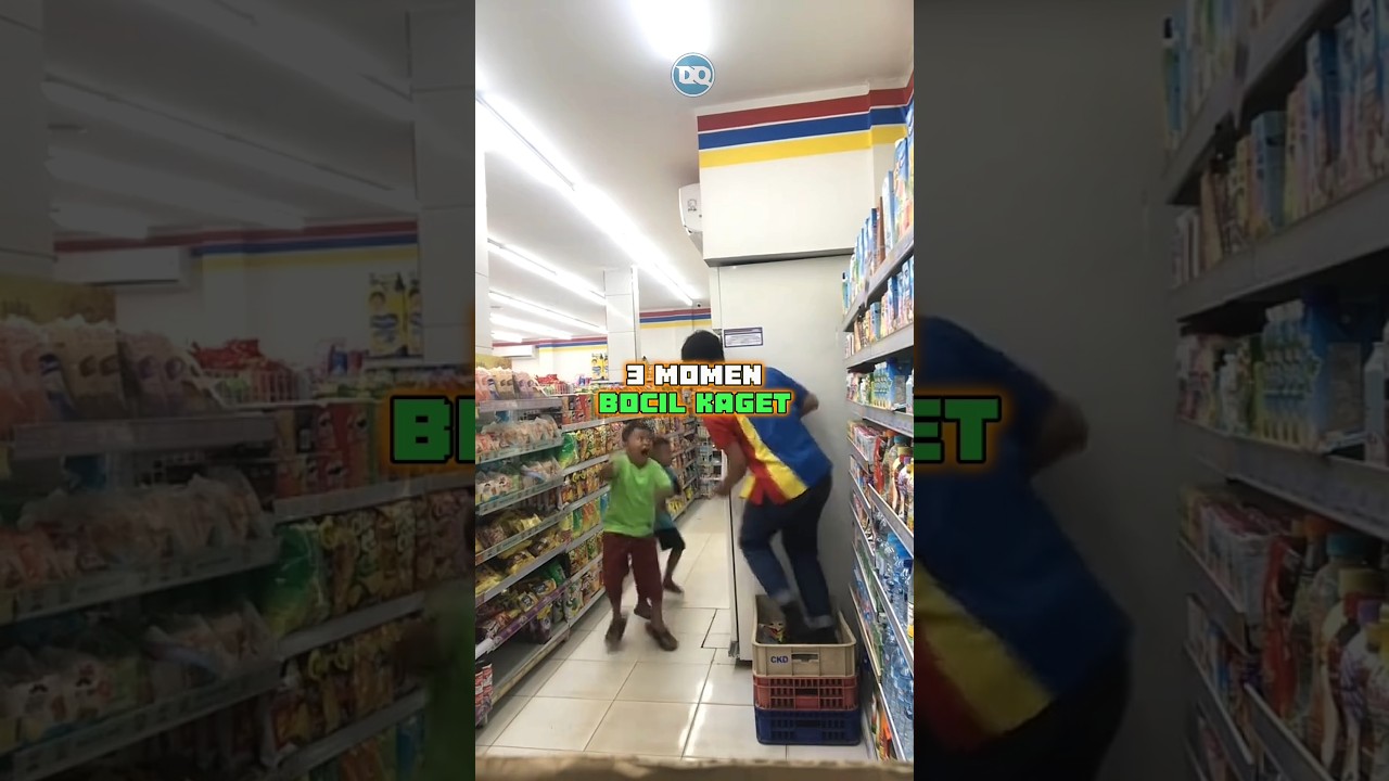 Tiga Momen Lucu Bocil Kaget