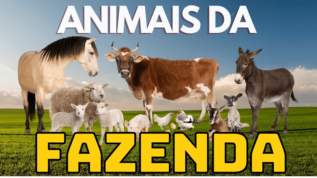 Animais da Fazenda: Sons Divertidos e Educativos para Crianças 🐄