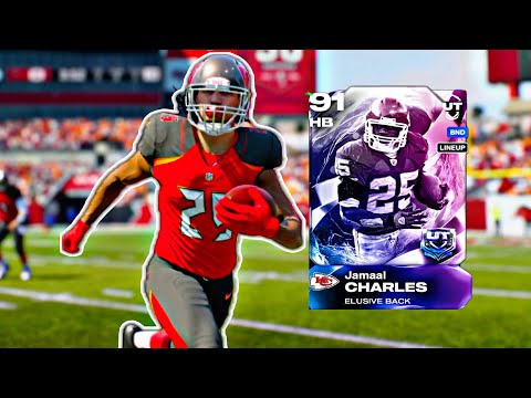 Jamaal Charles is a baller! Bucs theme team! Madden 26