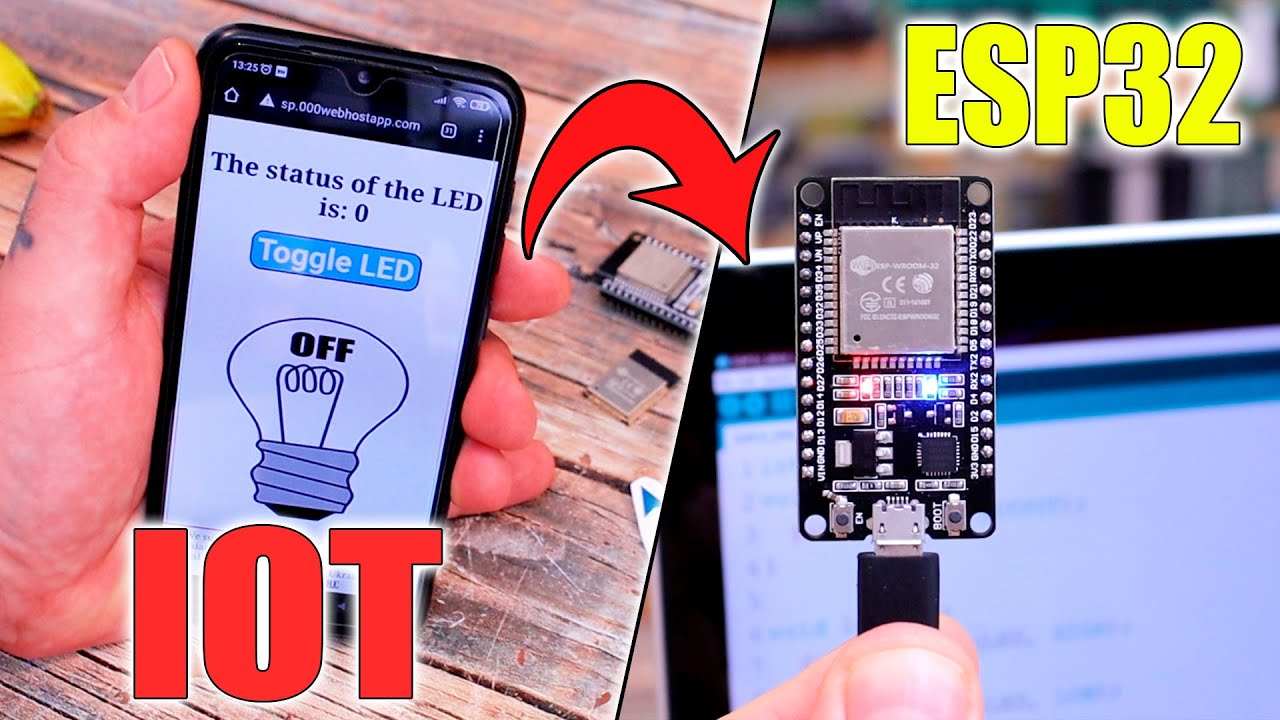 Control Devices with IoT Using ESP32 & Arduino ๐