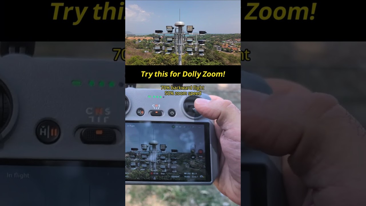 Dolly Zoom with DJI Air 3S | Easy Drone Guide 🎬