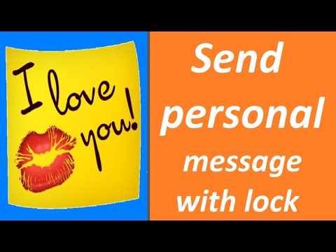 How To Send Personal Message Hidden Behind A Image Locked With Password | 9 Tech Tips