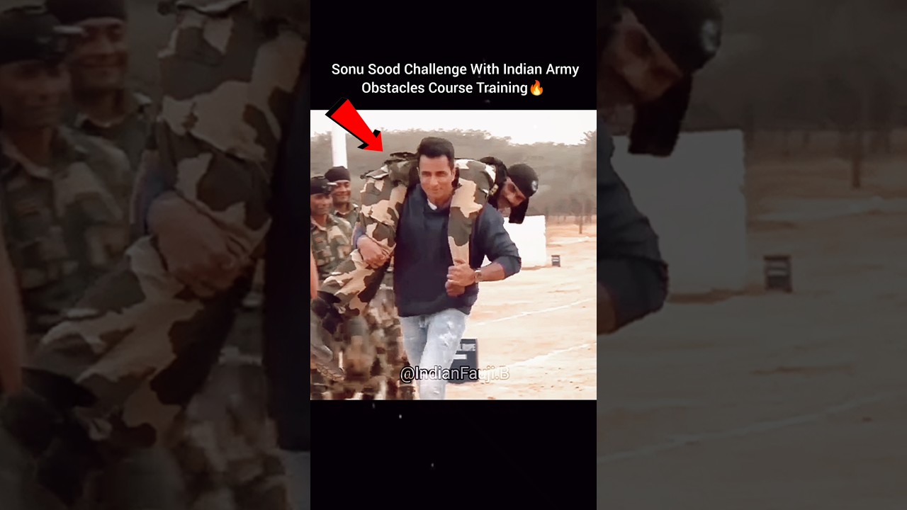 Army vs Sonu Sood: Obstacles Challenge🔥