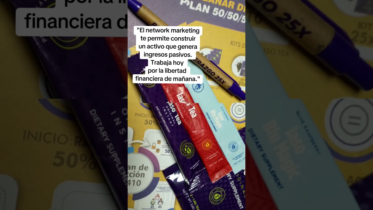 El network marketing te permite crear activos que generan ingresos pasivos #networkmarketing #actovo
