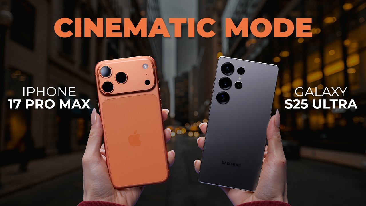 iPhone 17 Pro Max vs Galaxy S25 Ultra: Cinematic Video Showdown 🎥