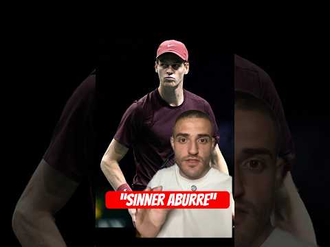 âME ABURRE VER JUGAR A JANNIK SINNERâ #tenis #sinner #alcaraz #atp