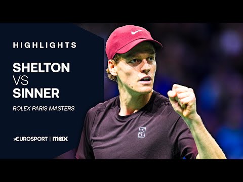 ROLEX PARIS MASTERS : Jannik Sinner EXPÉDITIF contre Ben Shelton et file en demi-finale