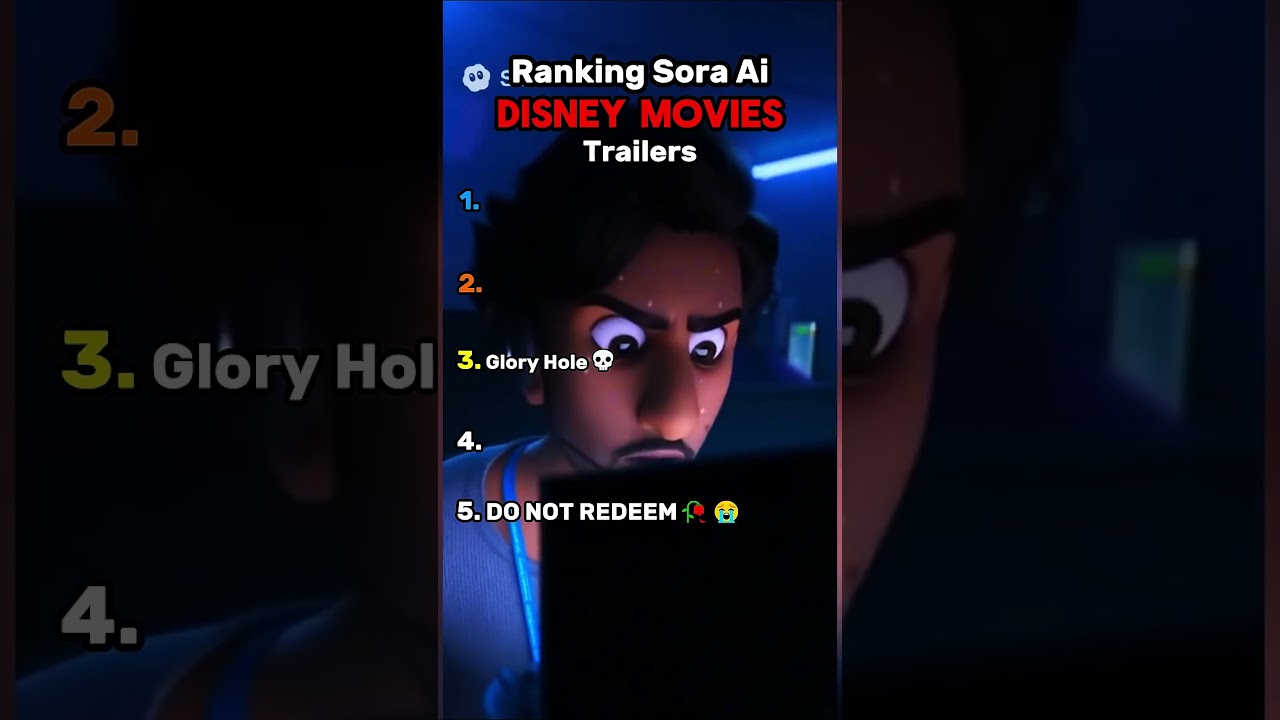 Top Sora Disney Movie Trailers Ranked! ππ¬