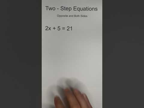 Mastering Two-Step Equations