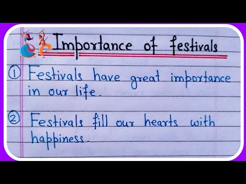 Importance of Festivals in Our Lives 🎉
