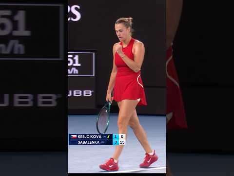 Sabalenka is SPECTACULAR! 🔥