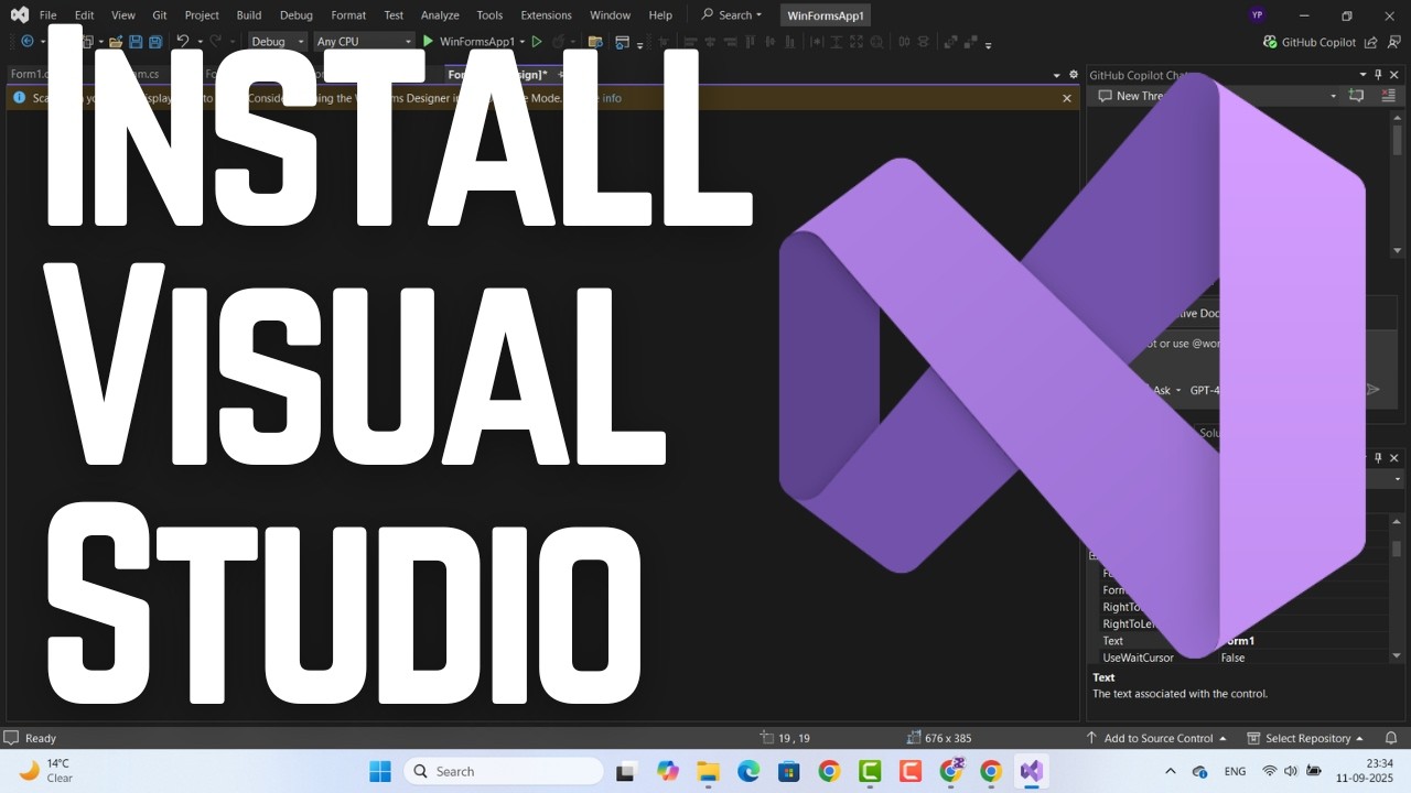 Install Visual Studio on Windows 11 🖥️