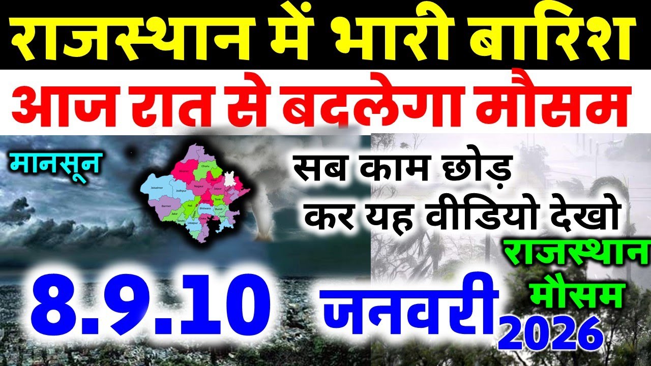 Rajasthan Weather Report - 8 Jan 2026 ЁЯМЮ
